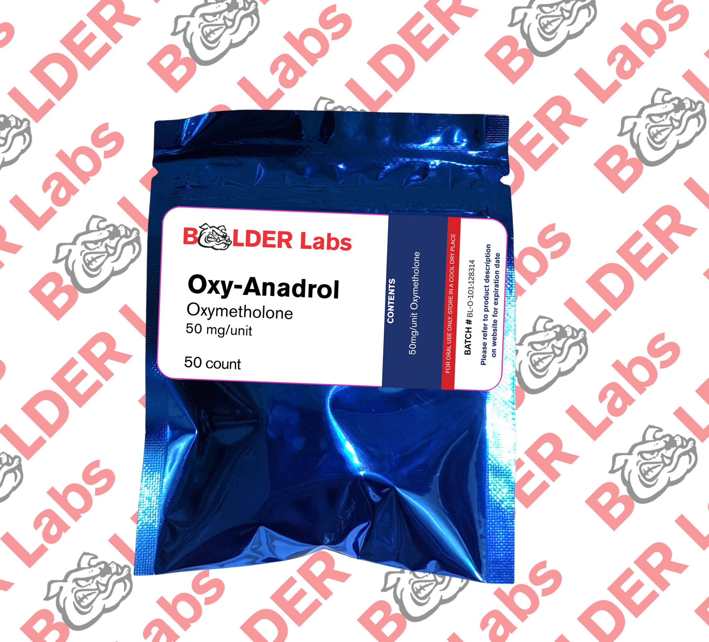 Bolder Oxy-Anadrol 25mg@50Tabs by Black Dragon Pharma