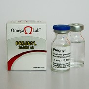 Omega PREGNYL HCG 10.000UI w/Bwater**